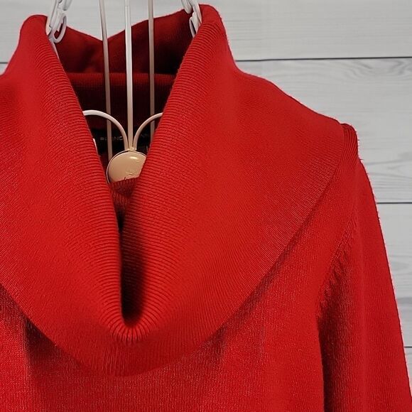 French Connection Mars red cowel neck tunic sweater Size L - Picture 4 of 10